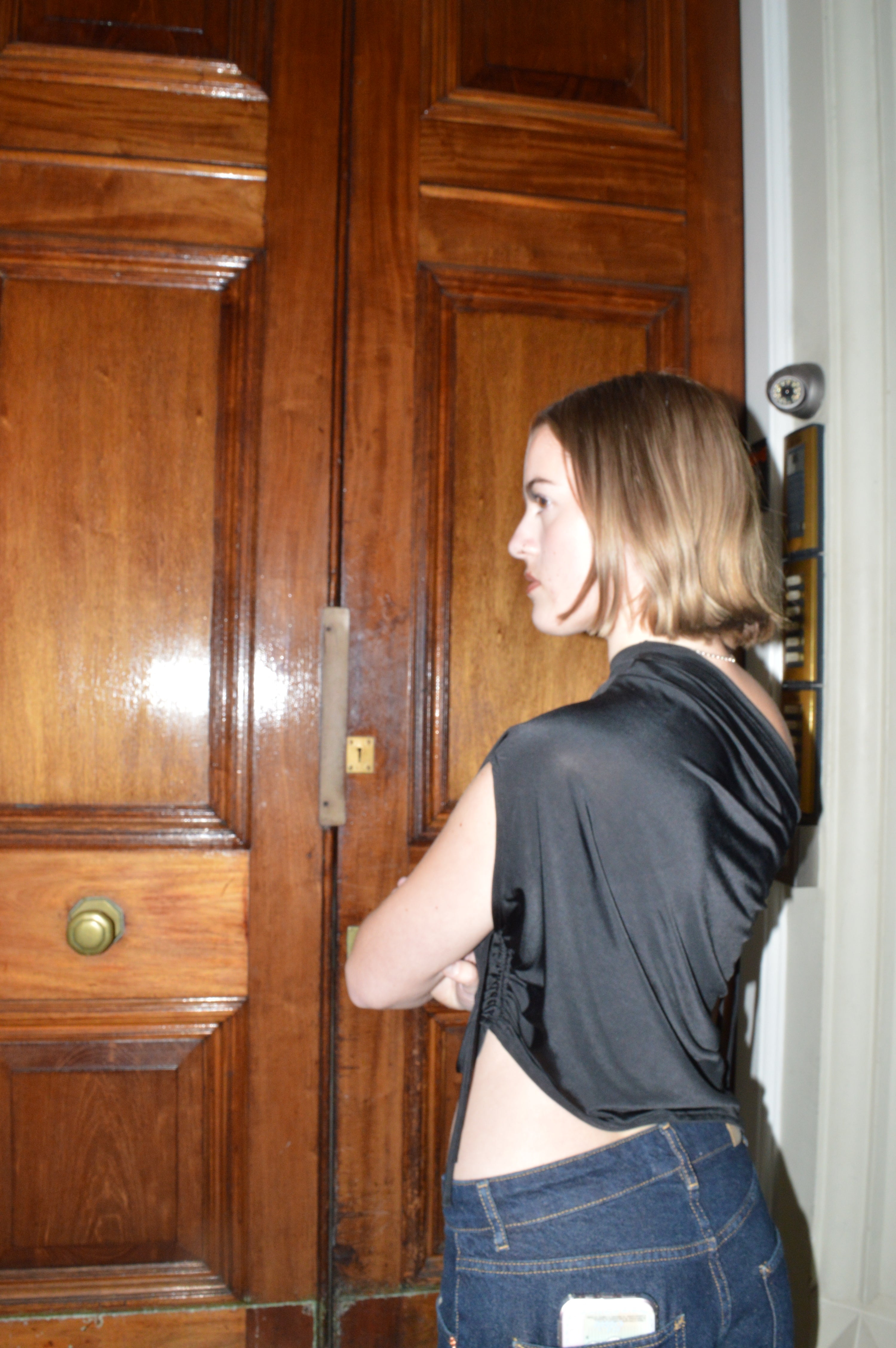 The Drape Top Black